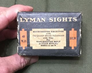 Lyman 48 Wjs Receiver Sight For Winchester Model 70 Marbles Redfield