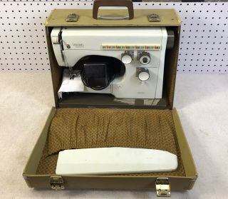 Vintage Viking Husqvarna Sewing Machine 64 - 30 W/ Case,  Great Shape