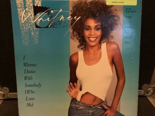 Whitney Houston 12” I Wanna Dance With Somebody (who Loves Me) Vg,