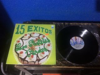 Lp Vinyl Los Pasteles Verdes.  - 15 Exitos