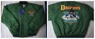 Barcelona Dragons Jacket - Large Wlaf World League Football Vintage 90s Campri