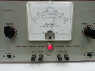 Heathkit Ps - 2 Vintage 1619 Tube Power Supply