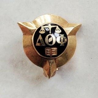 14k Solid Gold Alpha Theta Phi Fraternity Pin (ap05)