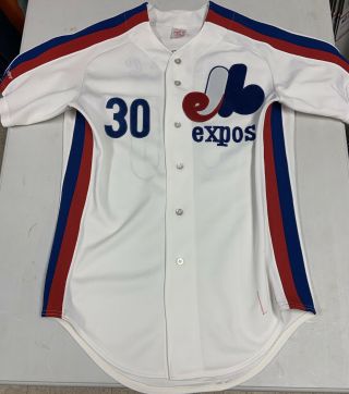 Vtg Rawlings Authentic Tim Raines 30 Montreal Expos Jersey