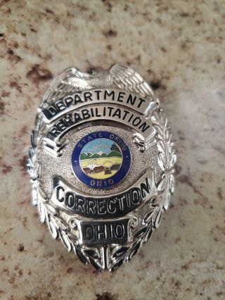 Ohio Corrections Officer Badge Department Of Rehabilitation Badge