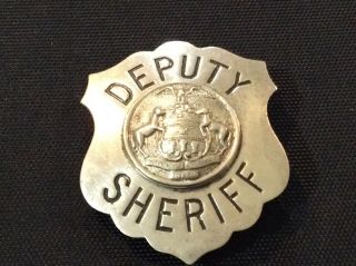 Vintage Deputy Sheriff’s Badge Pennsylvania