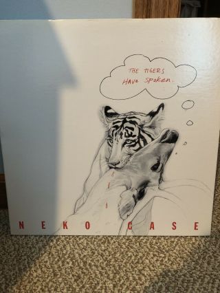 Neko Case The Tigers Have Spoken Lp 2004 Lance Rock Records Canada Vg,  Disc