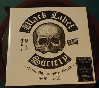 Black Label Society Sonic Brew 20th Anniversary Blend Picture Disc Vinyl