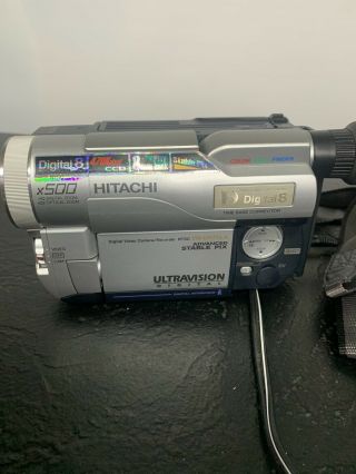Hitachi Vm - H825la Hi - 8 8mm Video Camera Camcorder - - Vintage
