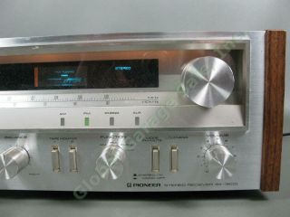 Vintage 1980 Pioneer SX - 3600 Stereo Receiver AM FM Radio Great Sound 30W 3