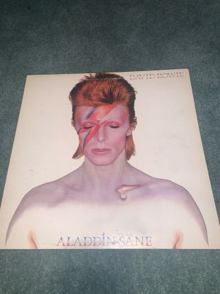 David Bowie Aladdin Sane 1973 Rca Victor Rs1001 Gatefold Vinyl Top Audio