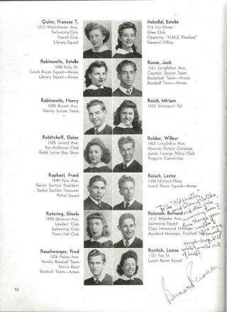 1943 James Monroe High School Yearbook (january 1943),  Monrovian,  Bronx,  Ny
