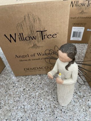 Demdaco Willow Tree Angel Of Warmth Ornament 26069 Collectible By Susan Lordi