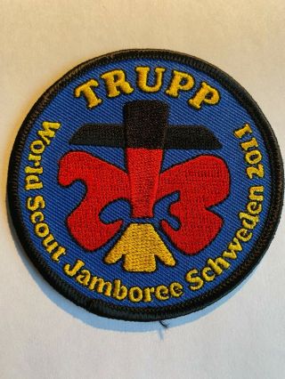 2011 World Scout Jamboree Sweden German Troop Trupp Badge Boy Scout Patch