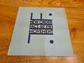 Order ‎– Movement 12 " Vinyl (fact 50) 1981