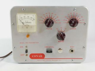 Conar Model 400 Vintage Tube Ham Radio Transmitter (modified,  4 of 4 available) 3