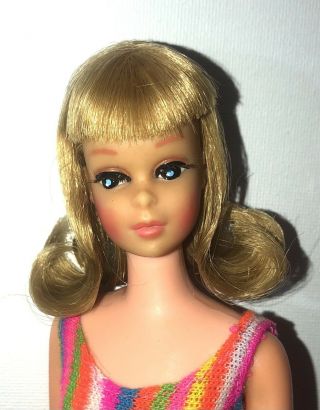 Vtg Ooak Japanese Francie Barbie Doll 1170 Blonde Tnt Twist ‘n Turn By Niccole