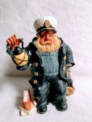 Vintage 5 1/2 " Sailor Sea Captain Nautical Figurine With Lantern