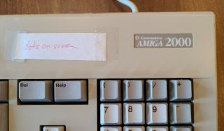 Commodore Amiga 2000,  3000 Keyboard - vintage - does not work - 2