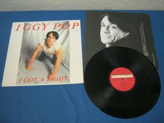 Record Album Iggy Pop I Got A Right 2927