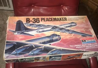 Vintage Monogram B - 36 Peacemaker 1:72 Scale Airplane Model Kit 5703 Unbuilt