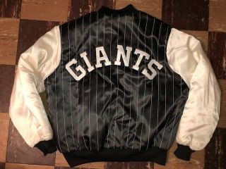 San Francisco Giants Vtg 80s 90s Pin Stripe Chalk Line Jacket Survivor Jersey Xl