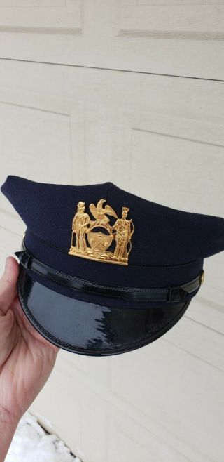 Nypd Officer Hat Cap Supervisor Obsolete