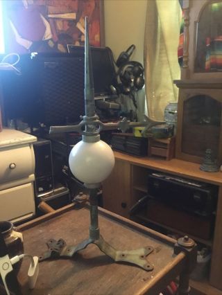 Antique Barn Copper Lightening Rod Weathered Lightning Rod W/ Hard Plastic Ball