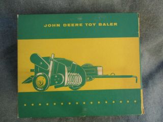 Old Vintage 1950s - 1960s Eska / Carter John Deere Baler Empty Box Only Farm Toy