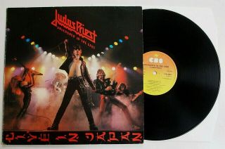 Judas Priest - Unleashed In The East Live Lp Vinyl 1979 Uk 1st Press Album A1/b1