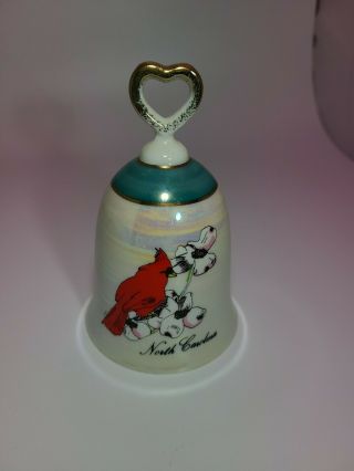 North Carolina Porcelain Cardinal Bell