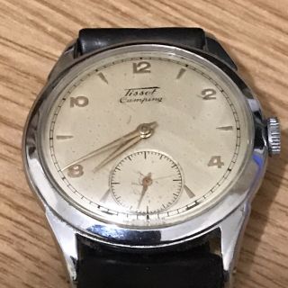 Vintage 1950 ' s Tissot Watch Camping 254855 2