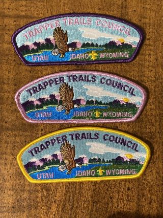 Merged BSA Trapper Trails Council CSP Set.  First 9 CSP’s.  All Set 3