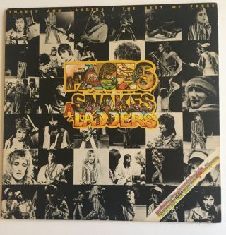 The Faces - Snakes And Ladders Vinyl Lp,  1976,  Warner Bros.  Bs 2897