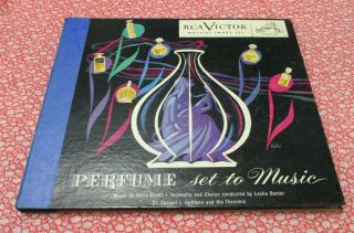 Perfume Set To Music 78 Rpm Album (3 Discs) Les Baxter Theremin Revel