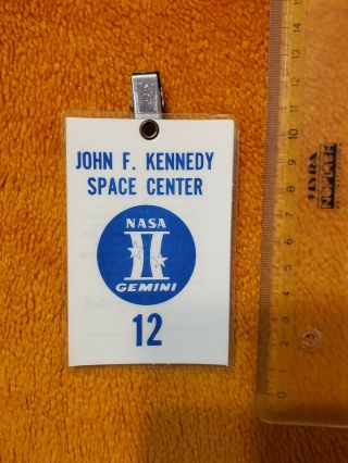 Nasa Gemini 12 Access Id Badge