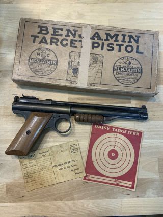 Vintage Benjamin Franklin Pump Air Rifle Pellet Gun Model 132 Target Pistol Part