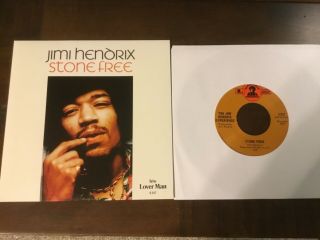 Jimi Hendrix - Stone - 45 Rpm Single - B Side Lover Man