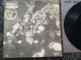 Rare Punk Vinyl 12” Lp Conflict Increase The Pressure Oi Mortarhate Records