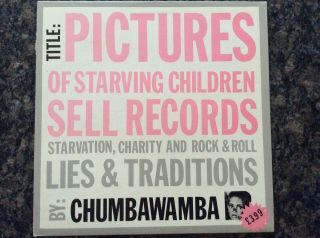 Rare Punk Vinyl 12” Lp Chumbawamba Pictures Of Starving Children Sell Records.