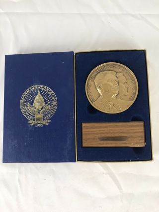 January 20,  1981 Ronald Reagan Presidential Inauguration 34mm Medal Coin With St