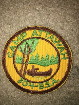 Boy Scout Bsa Camp Attawah Pine Burr Area Mississippi 304 Cut Edge Council Patch