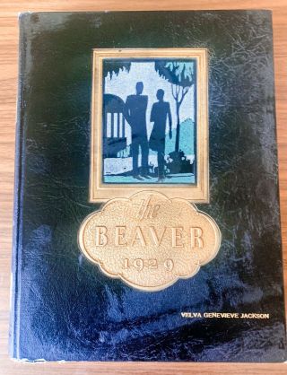Vintage Oregon State College Yearbook 1929 - The Beaver Vol.  Xxiii