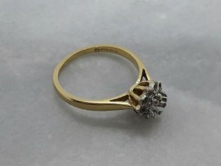 Scrap Vintage 1975 Solid 18ct Yellow Gold Ring With No Stones - Scrap Only 2.  9g
