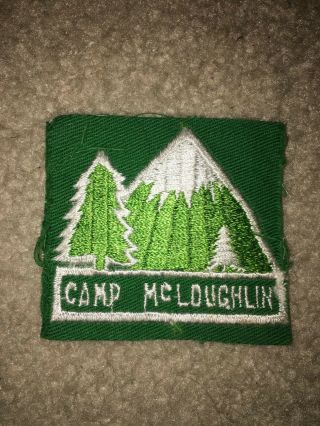 Boy Scout Bsa Camp Mcloughlin Crater Lake Oregon Un Cut Edge Council Patch