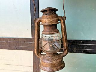 OLD Vintage FEUERHAND Baby No.  275 Kerosene Oil Lantern Glass /GERMANY 2