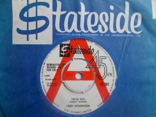 M - Uk Stateside Demo 45 - Jimmy Witherspoon - " You 