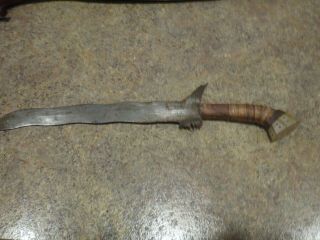 Early Vintage Moro Kris Filipino Fighting Knife Philippines Sword 11 " Blade