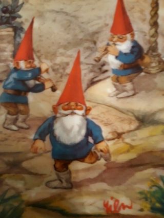 Rien Poortvliet Legends of the Gnomes - Plate - Reach for the Stadavarious 1986 2