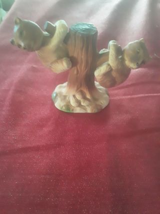 Bears In Tree Salt/pepper Shakers Ceramic